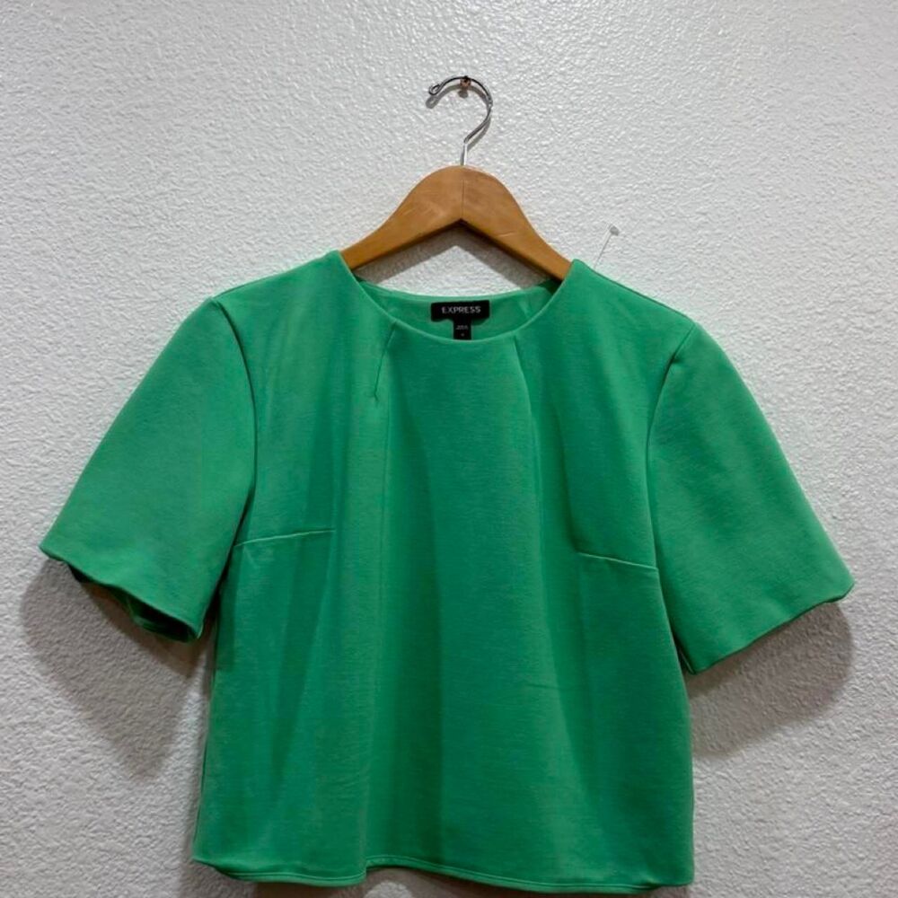 Express Women's Green Blouse